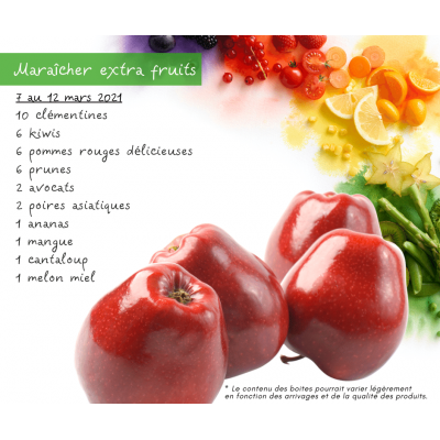 Panier fruits & légumes: Extra fruits